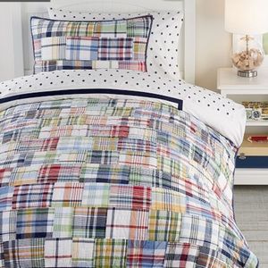 Pottery Barn Kids Madras Quilt